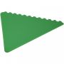 Frosty triangular recycled plastic ice scraper Mid green