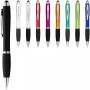 Nash coloured stylus ballpoint pen with black grip (black ink) Silver