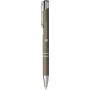 Moneta soft touch ballpoint pen (black ink) Grey