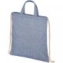 Pheebs 210 g/m² recycled drawstring bag 6L Blue