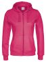Full Zip Hood Lady Dk Cerise