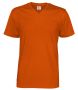 T-shirt V-neck Man Orange