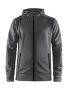 Noble Full Zip Hood M Darkgrey melange