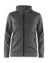 Noble Full Zip Hood W Darkgrey melange
