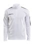 Progress Halfzip LS Tee M White
