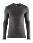 Fuseknit Comfort RN LS M Black Melange