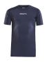 Pro Control Compression Tee Jr Navy