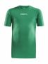 Pro Control Compression Tee Jr Team Green