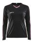 Progress Jersey Contrast LS W Black/Pop