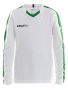 Progress Jersey Contrast LS Jr White/Team Green