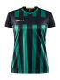 Progress 2.0 Stripe Jersey W Black/Team Green