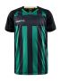 Progress 2.0 Stripe Jersey Jr Black/Team Green