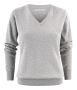 Ashland V 
Knitted Sweater Women grey melange