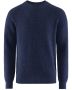 Hayward Ribbed Crew Neck Navy Blue