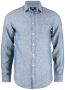 Summerland Linen Shirt Men Denim Melange