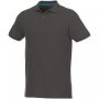 Beryl short sleeve men's organic recycled polo Storm grey