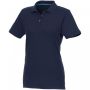 Beryl short sleeve women's organic recycled polo navy