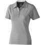 Markham short sleeve women's stretch polo Grey melange