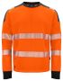 6108 SWEATSHIRT EN ISO 20471 CLASS 3/2 Orange/Black