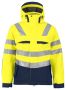 6422 PADDED JACKET EN ISO 20471 CLASS 3 Yellow/Navy