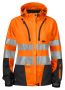 6423 JACKET WOMEN´S EN ISO 20471 CLASS 3/2 Orange/Black