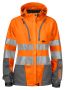 6423 JACKET WOMEN´S EN ISO 20471 CLASS 3/2 Orange/Grey
