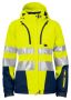 6424 PADDED JACKET WOMEN´S EN ISO 20471 CLASS 3/2 Yellow/Navy