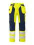6506 WAISTPANTS EN ISO 20471 CLASS 2 Yellow/Navy