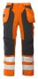 6506 WAISTPANTS EN ISO 20471 CLASS 2 Orange/Black