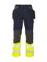 6522 WAISTPANTS EN ISO 20471 CLASS 1 Yellow/Navy