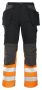6522 WAISTPANTS EN ISO 20471 CLASS 1 Orange/Black