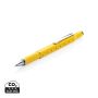 5-in-1 aluminium toolpen yellow