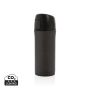 Metallic easy lock vacuum mug Black