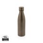RCS Recycled stainless steel solid vacuum bottle Brown