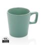 Ceramic modern coffee mug 300ml green