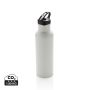 Deluxe stainless steel activity bottle White