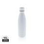 Solid colour vacuum stainless steel bottle 500 ml White
