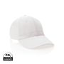 Impact 6 panel 280gr Recycled cotton cap with AWARE™ tracer White