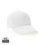 Impact 5panel 280gr Recycled cotton cap with AWARE™ tracer White