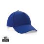 Impact 5 panel 190gr Recycled cotton cap with AWARE™ tracer Blue
