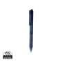 X9 frosted pen with silicone grip Navy Blue