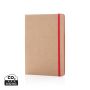A5 kraft notebook Red
