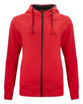 Classic Hoody Full Zip Women Red