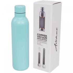 Thor 510 ml copper vacuum insulated water bottle Light blue