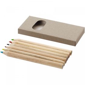 Ayola 6-piece coloured pencil set White