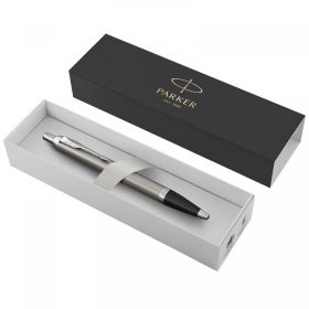 Parker IM ballpoint pen (blue ink) Silver