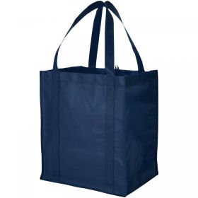 Liberty bottom board non-woven tote bag 29L Navy Blue