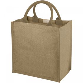 Chennai jute tote bag 16L White