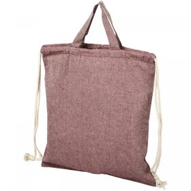 Pheebs 150 g/m² recycled drawstring bag 6L Red