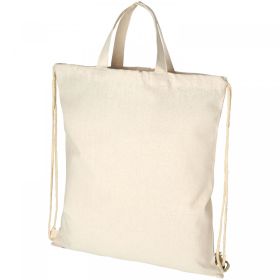 Pheebs 210 g/m² recycled drawstring bag 6L Beige